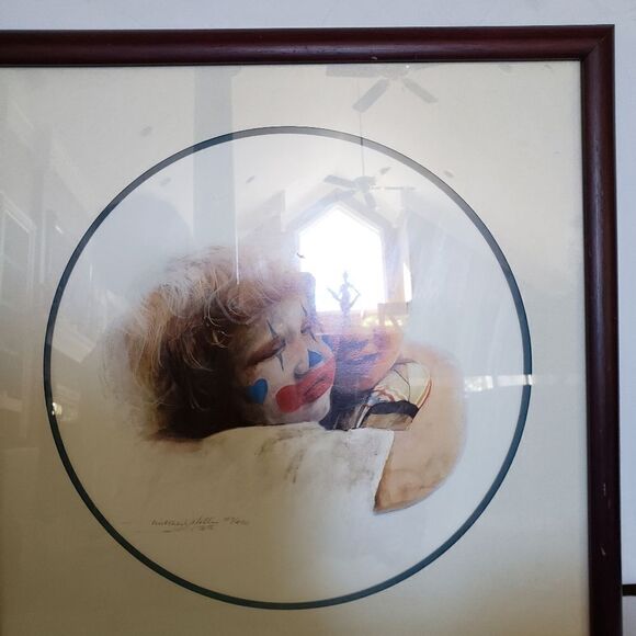 Mitchell Tolle Signed Framed Wall Hanging - Picture 3 of 7